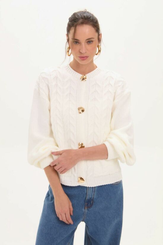 Imagem de Casaco Mia Off White Le Blog